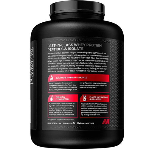 MUSCLETECH - NITRO TECH WHEY GOLD - 5,3 LBS (70 SERV).