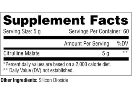 METABOLIC - CITRULINA - 300GR (60 SERV)