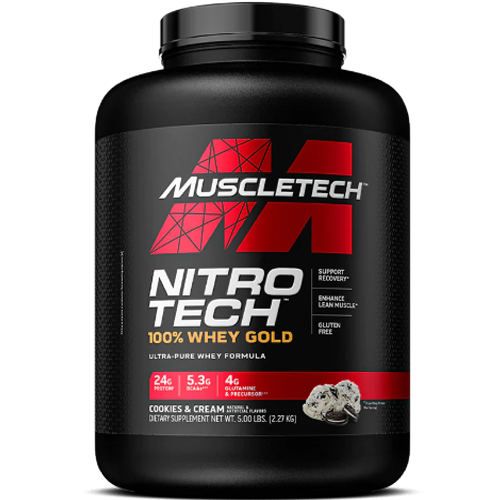 MUSCLETECH - NITRO TECH WHEY GOLD - 5,3 LBS (70 SERV).