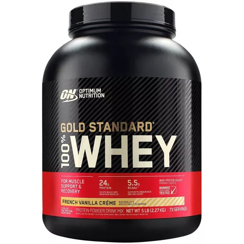 ON - GOLD STANDARD 100% WHEY - 5 LBS (74 SERV)