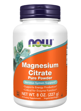 NOW- CITRATE MAGNESIUM POLVO (76 SERV)