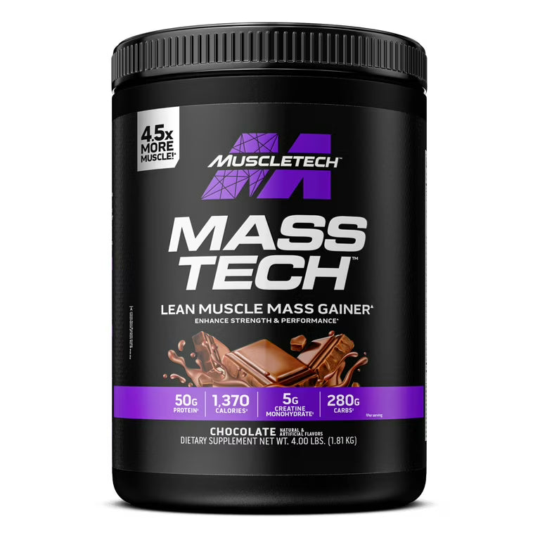 MUSCLETECH - 100% MASS GAINER - (4 LBS)