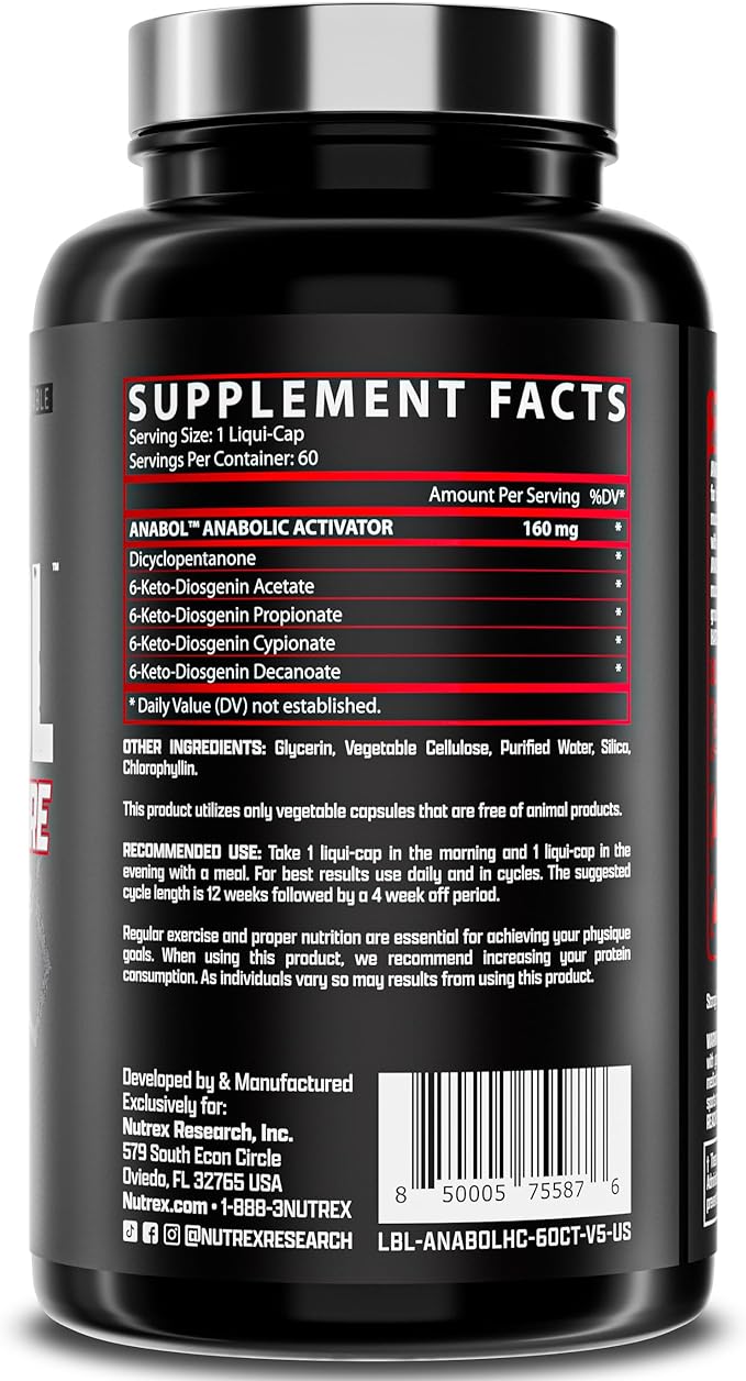 NUTREX -ANABOL 160MG (60CAP)