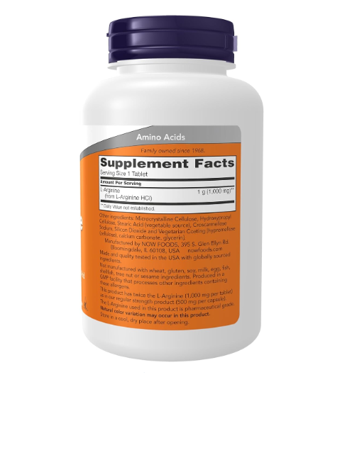 NOW - L ARGININA 1.000MG (120CAP)
