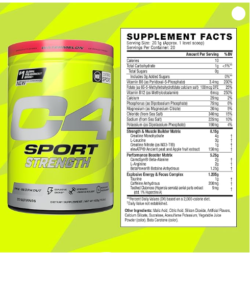 CELLUCOR - C4 SPORT STRENGTH