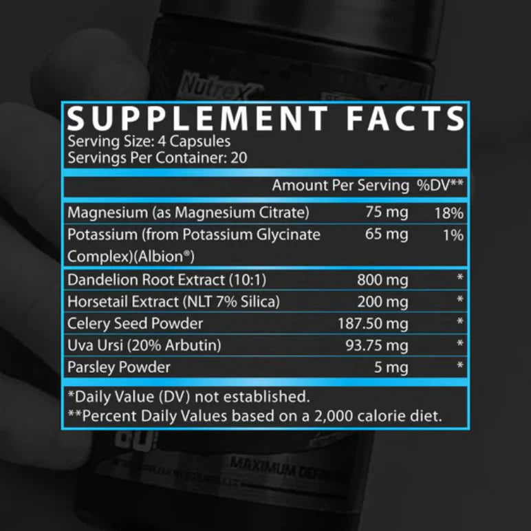 NUTREX - LIPO 6 - BLACK DIURETIC (80 CAPS)