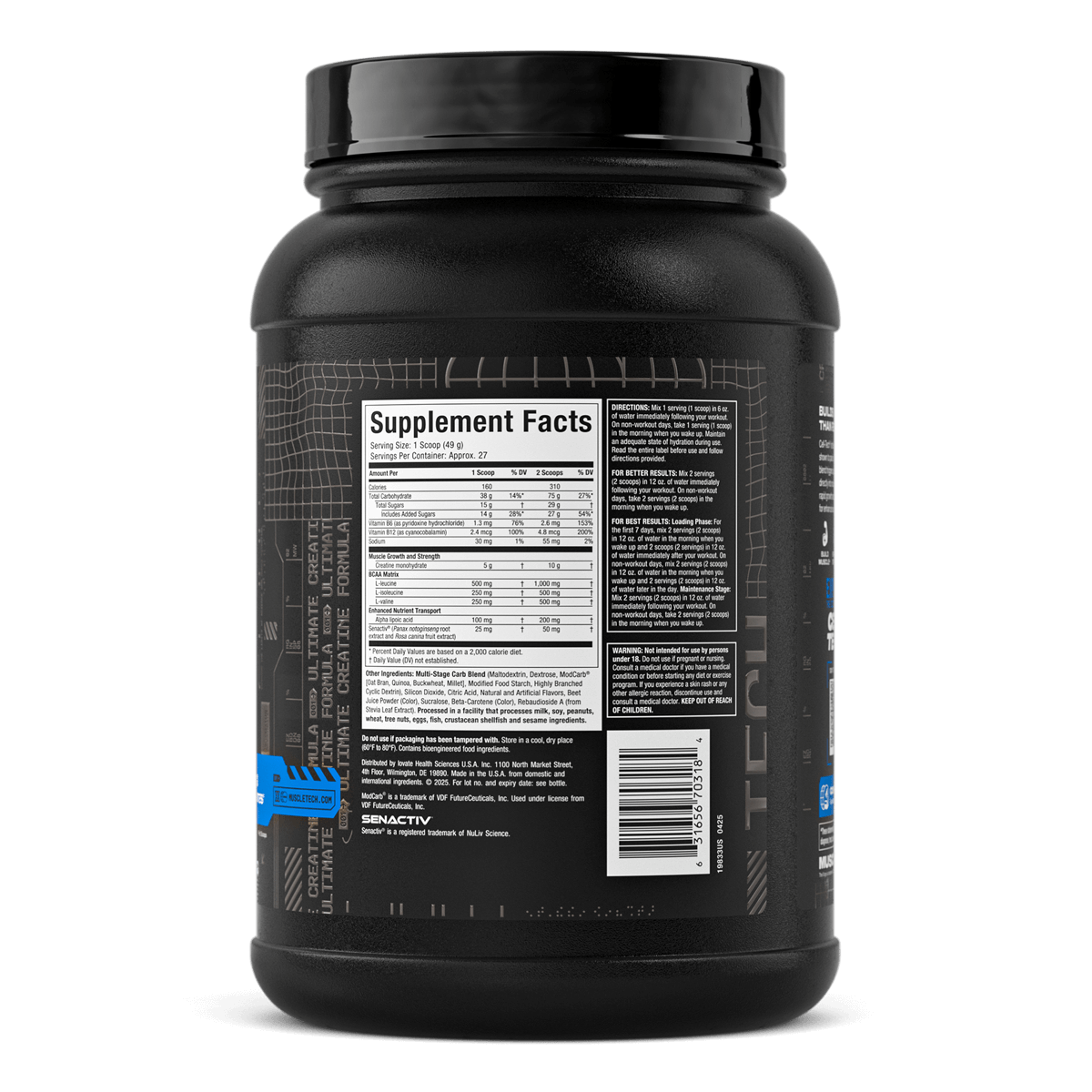 MUSCLETECH - CELL TECH - (3 LBS).