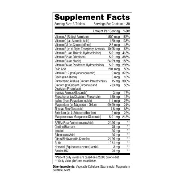 METABOLIC - HAIR, SKIN & NAILS - (90 TABLETAS)