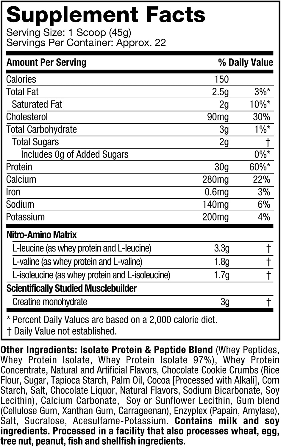 MUSCLETECH - NITRO TECH - WHEY PROTEIN - 2LBS (22 SERV).