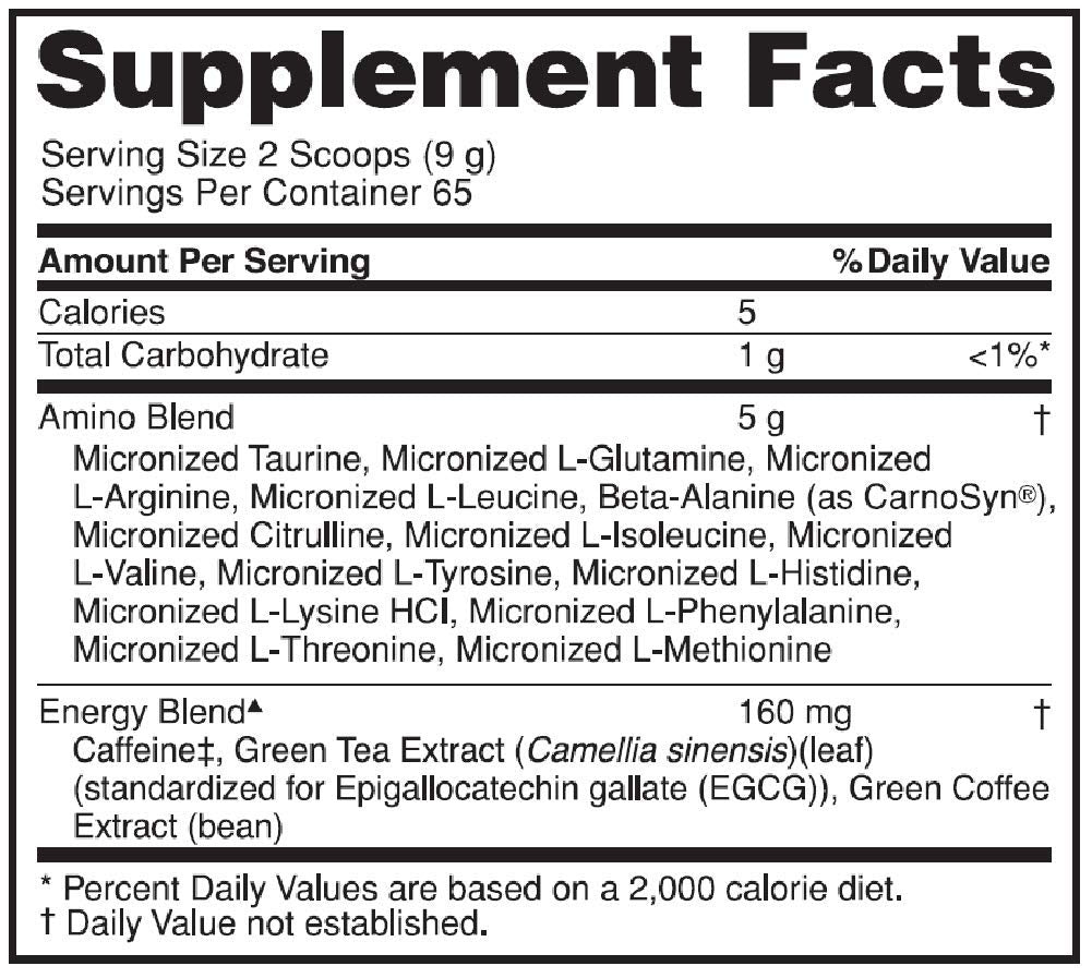 ON - AMINO ENERGY - 1.29 LB (585 GR) 65 SERV