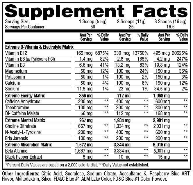 METABOLIC - E.S.P EXTREME 275G (50 SERV)