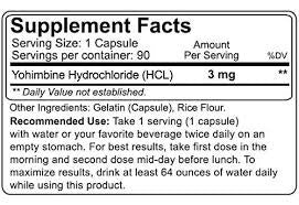 NUTRAKEY - YOHIMBINE HCL (90 CAPS)