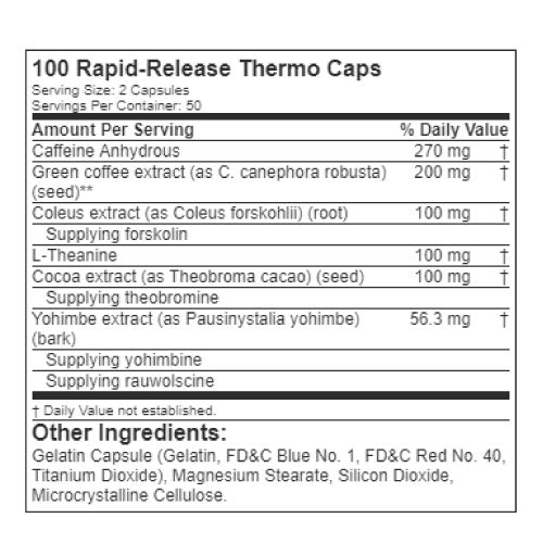 MUSCLETECH - HYDROXYCUT HARDCORE ELITE 100 CAPS