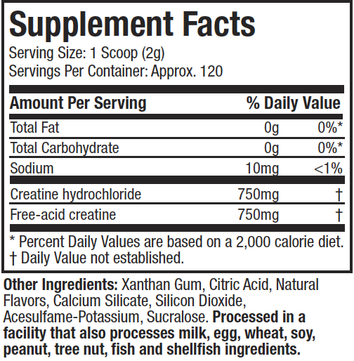 MUSCLETECH - CELL TECH CREACTOR - 120 SERV (269GR)