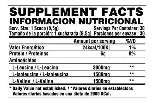 NUTREX - BCAA 6000 231G (30 SERV)