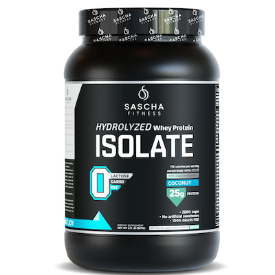SASCHA FITNESS - HYDROLYZED WHEY PROTEIN ISOLATE 986G