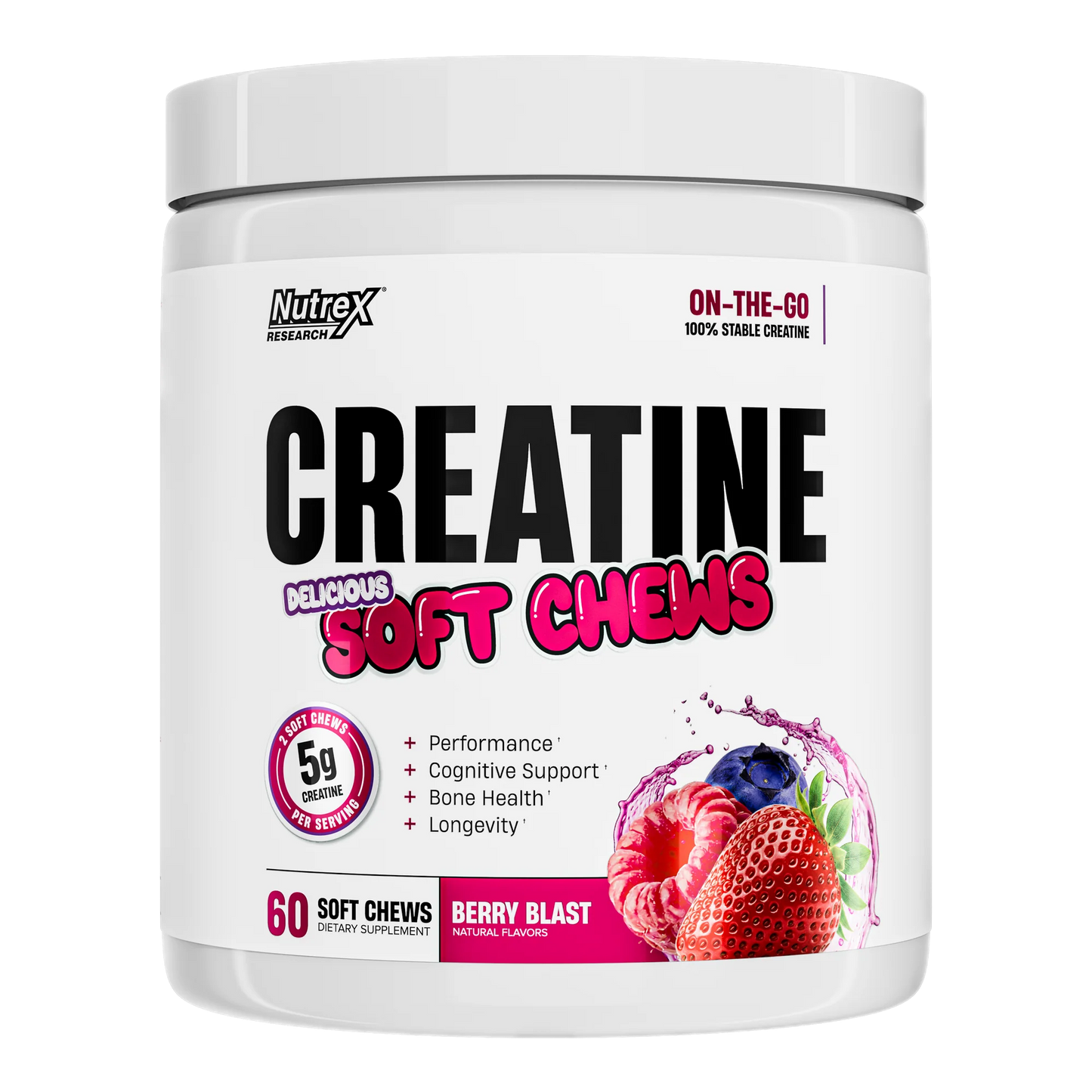 NUTREX - CREATINE SOFT CHEWS 15SERV