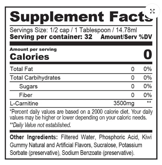 METABOLIC - L CARNITINA 3000 (32 SERV)