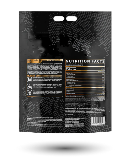 NUTREX - MASS INFUSIÓN 12LBS