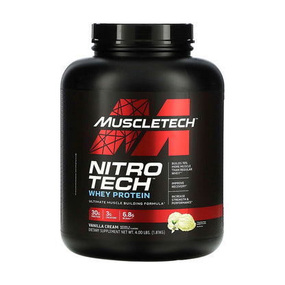 MUSCLETECH - NITRO TECH - WHEY PROTEIN - 4LBS (40 SERV)