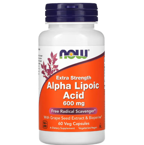 NOW - ALPHA LIPOIC ACID 600MG (60 CAPSULAS)