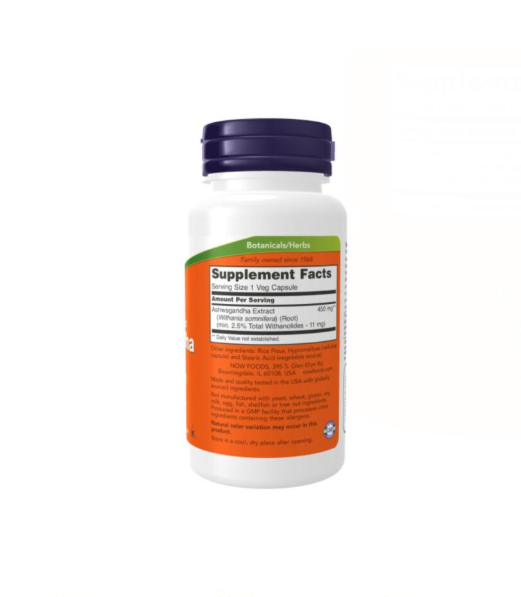 NOW - ASHWAGANDHA 450MG - (90CAP)