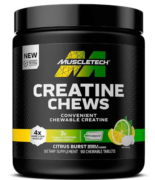 MUSCLETECH - CREATINA CHEWS (30SERV)