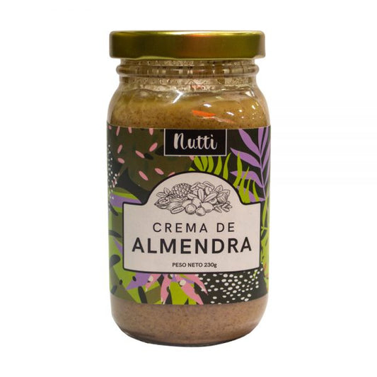 NUTTI - CREMA DE ALMENDRAS - 230GR (12 SER).