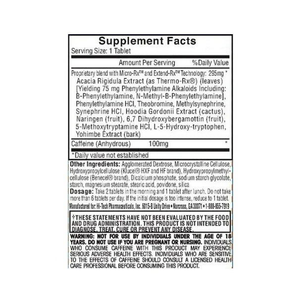 HI-TECH - LIPODRENE - (90 TABS)