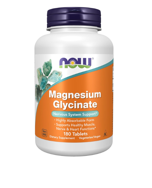 NOW - MAGNESIO GLYCINATE 180CAP