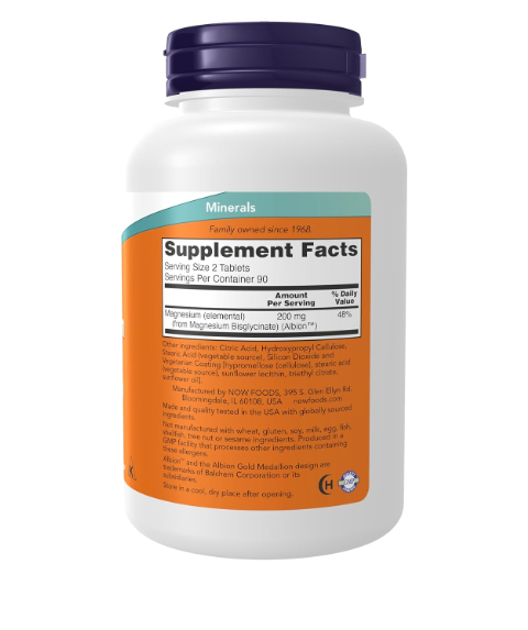 NOW - MAGNESIO GLYCINATE 180CAP
