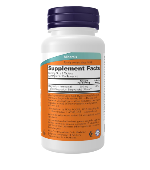 NOW - MAGNESIO GLYCINATE 90CAP