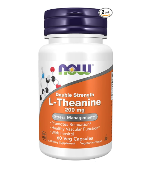 NOW - L-THEANINE 200MG - (60CAP)