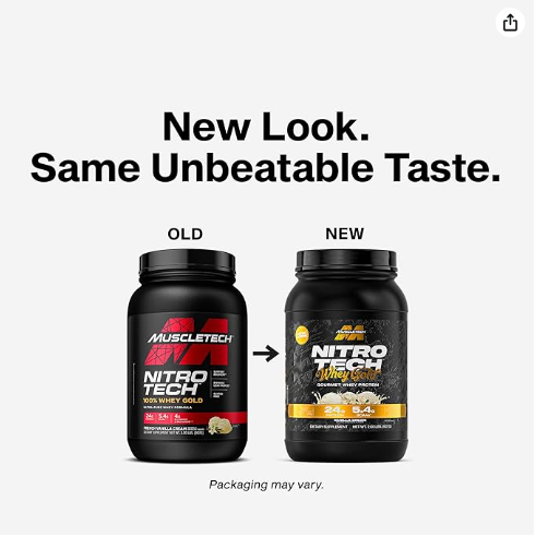 MUSCLETECH - NITRO TECH WHEY GOLD - 2,0 LBS (28 SERV).