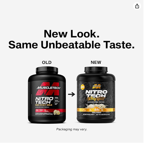 MUSCLETECH - NITRO TECH WHEY GOLD - 5,3 LBS (70 SERV).