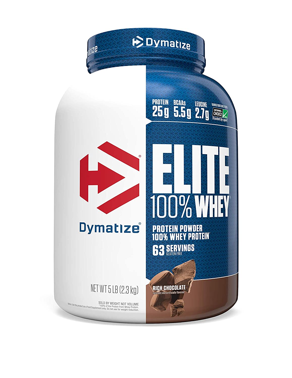 DYMATIZE - ELITE WHEY  5 LBS 63 SERV