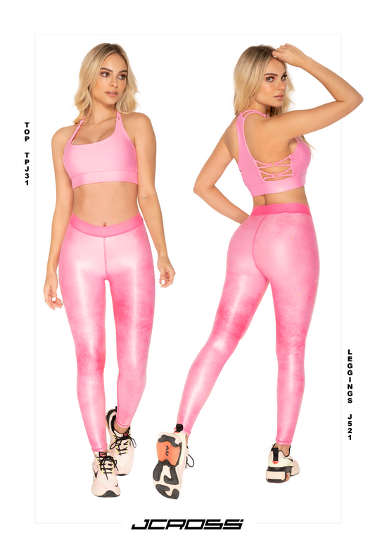 JCROSS LEGGINS SUBLIMADA - FUCSIA