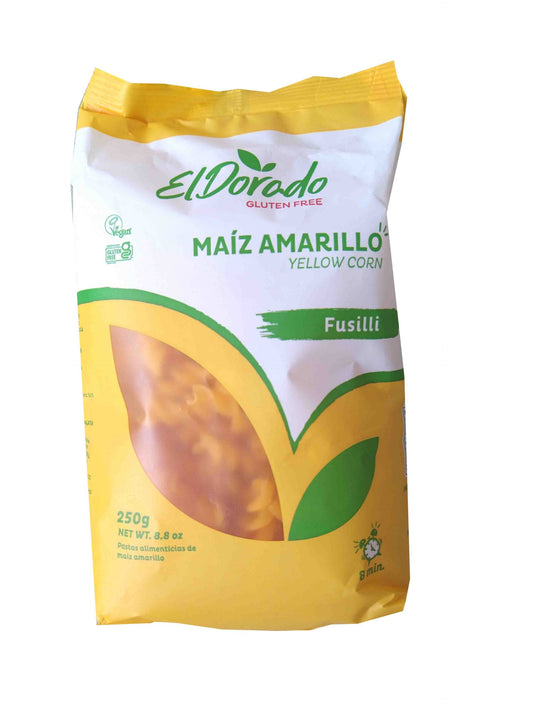 EL DORADO - PASTA DE MAIZ AMARILLO FUSILLI - 250G