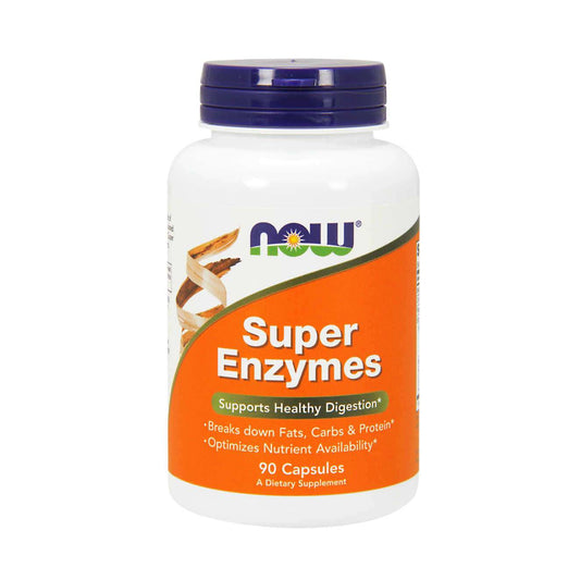 NOW - SUPER ENZYMES - 90 TABLETAS